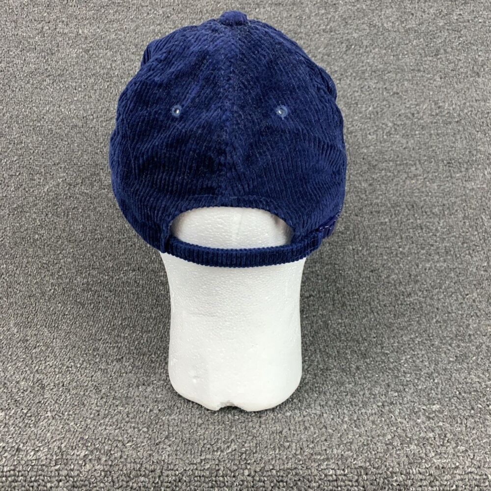VTG Buick Navy Blue Corduroy Rope Hat Cap Adjustable Embroidered Eagle - Picture 4 of 8